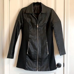 Baccini Faux-Fur Black Jacket